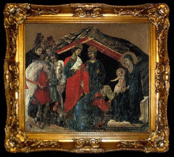 framed  Duccio di Buoninsegna The Maesta Altarpiece, ta009-2